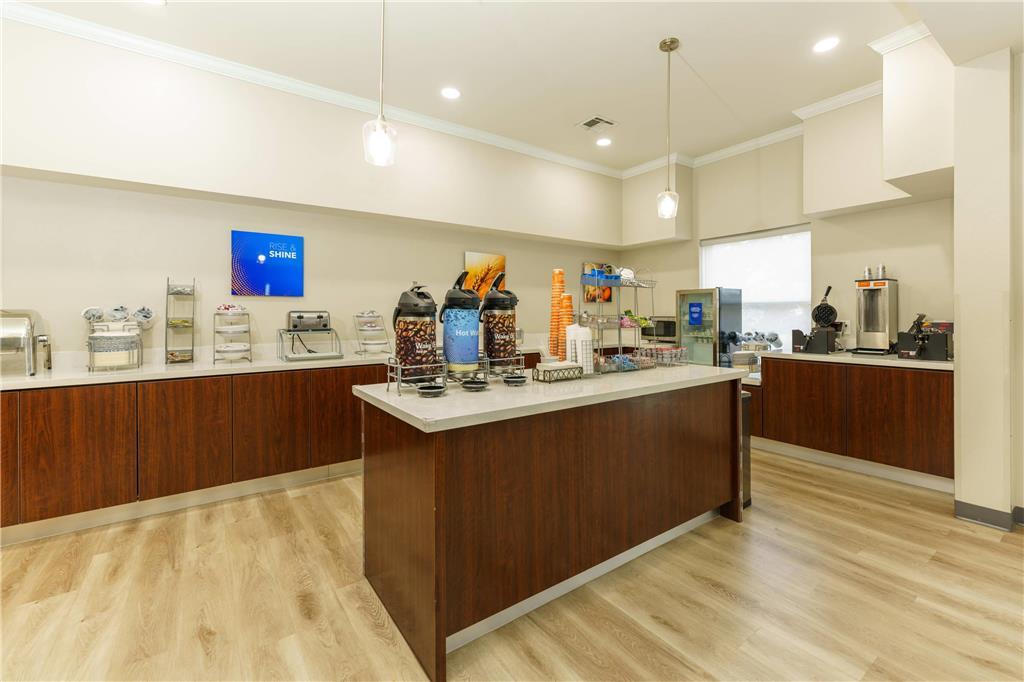 Comfort Suites University Drive College Station Restoran foto